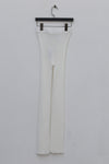 SWAYING/KNIT Striped Flared Pants SW211XZ16 White PS18